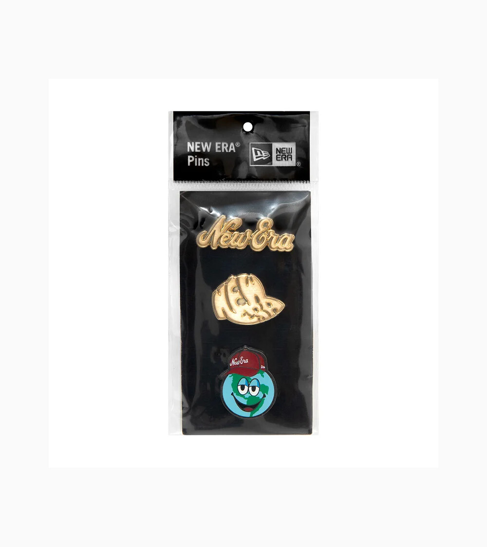 New Era Pins-Set Mütze und Figur
