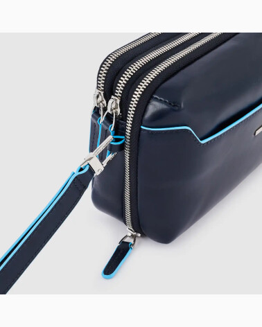 Piquadro sac bandoulière avec poche avant