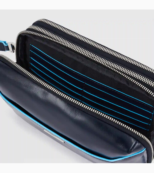Piquadro bolso bandolera con bolsillo frontal