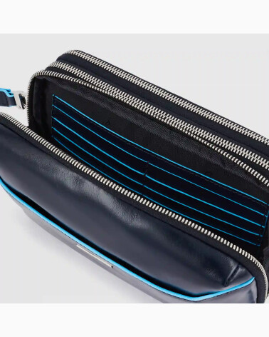 Piquadro sac bandoulière avec poche avant