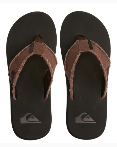 Quiksilver Monkey Abyss Flip-Flops aus Stoff und Gummi