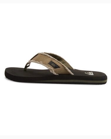 Quiksilver Monkey Abyss tongs en toile et caoutchouc