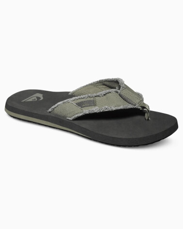 Quiksilver Monkey Abyss tongs en toile et caoutchouc