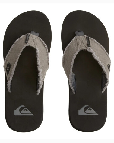 Quiksilver Monkey Abyss tongs en toile et caoutchouc