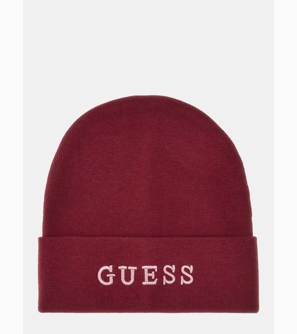 Guess berretto classico con logo ricamato