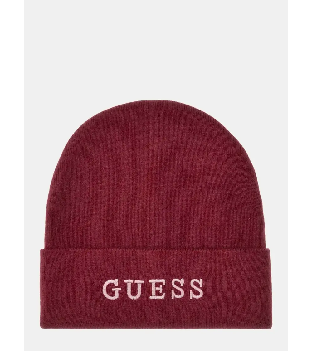 Guess bonnet classique avec logo brodé