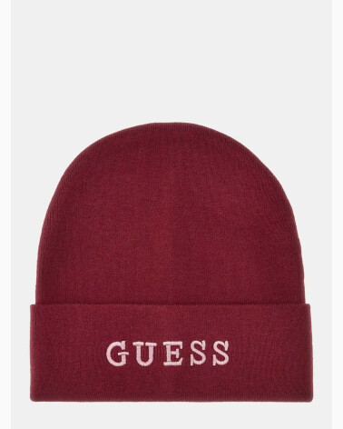 Guess klassischer Beanie mit gesticktem Logo
