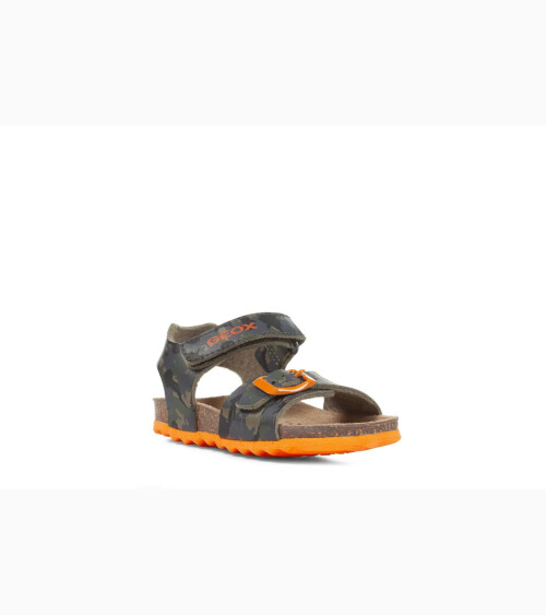 Geox sandali fascette e chiusura strappo
