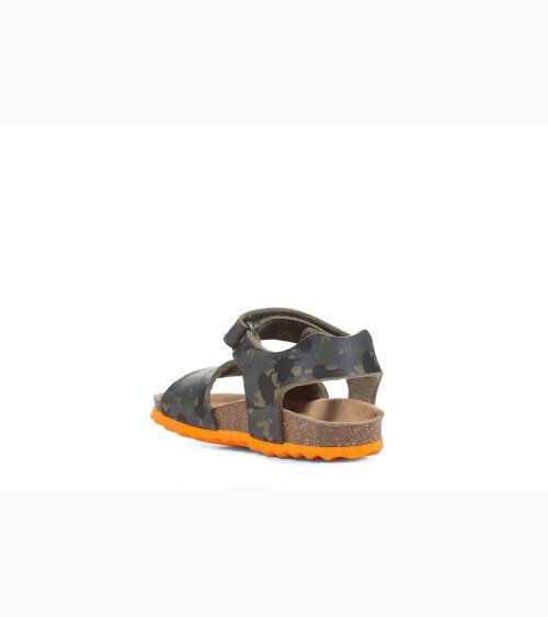 Geox sandali fascette e chiusura strappo