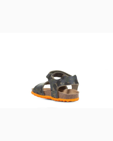 Geox sandali fascette e chiusura strappo