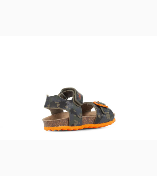 Geox sandali fascette e chiusura strappo