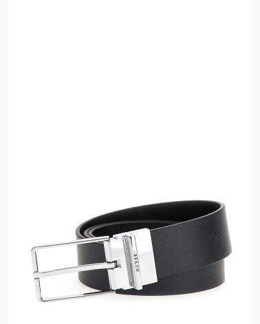 Guess faux leather belt with buckle
