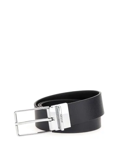 Guess faux leather belt with buckle