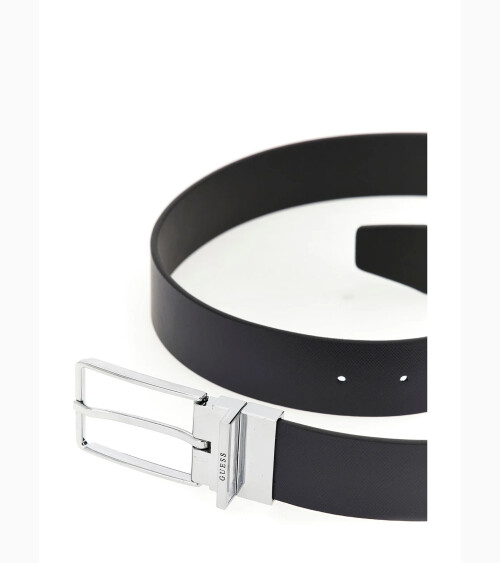 Guess faux leather belt with buckle