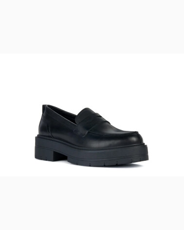 Mocassins Geox en cuir avec talon