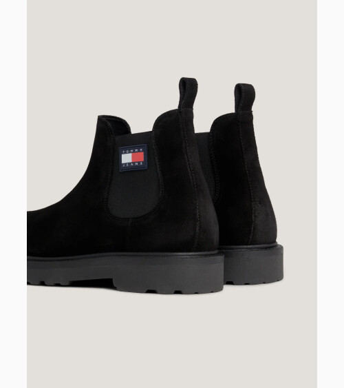 Tommy Hilfiger suede boots zipper