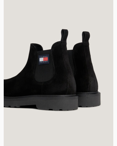 Tommy Hilfiger suede boots zipper