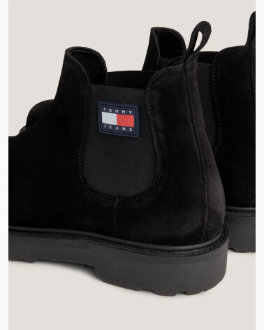 Bottes Tommy Hilfiger daim fermeture éclair