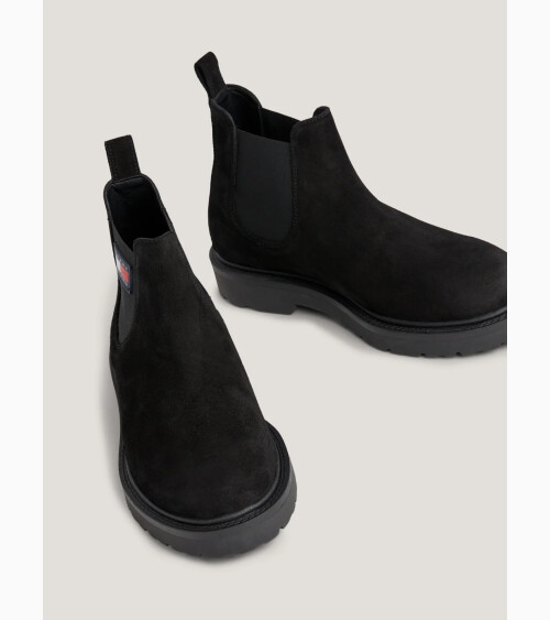 Tommy Hilfiger suede boots zipper