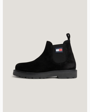 Bottes Tommy Hilfiger daim fermeture éclair