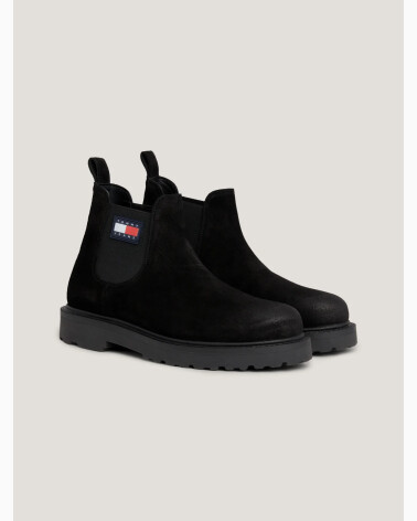 Bottes Tommy Hilfiger daim fermeture éclair