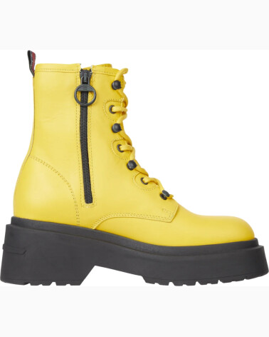 Tommy Jeans Schnürstiefel mit seitlichem Reißverschluss