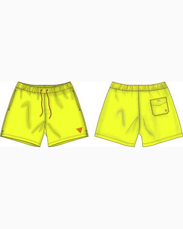 Guess Short avec Cordon et Taille Élastique