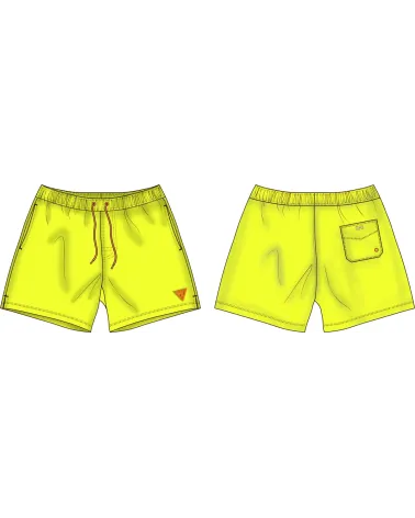Guess Short avec Cordon et Taille Élastique