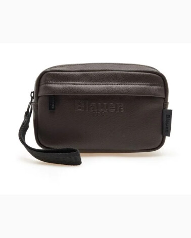 Blauer Zip Pouch