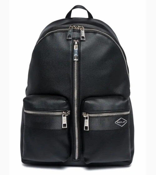 Replay zaino ecopelle tasche frontali