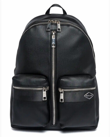 Replay Rucksack Kunstleder Fronttaschen