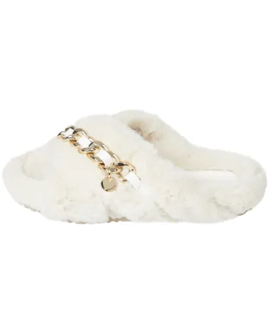 Tommy Hilfiger open toe fabric slippers
