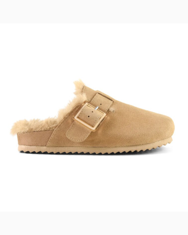 Pantofole aperte in camoscio Colors Of California