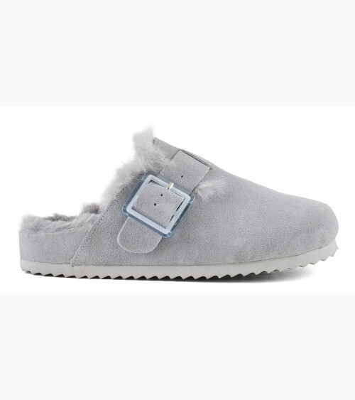 Pantofole aperte in camoscio Colors Of California