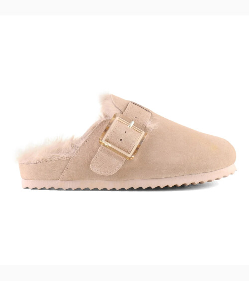 Pantofole aperte in camoscio Colors Of California