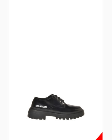 Love Moschino zapatos con cordones suela alta