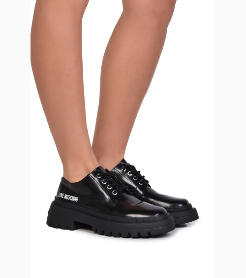 Love Moschino lace-up shoes high sole
