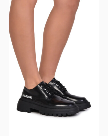 Love Moschino scarpe stringate suola alta