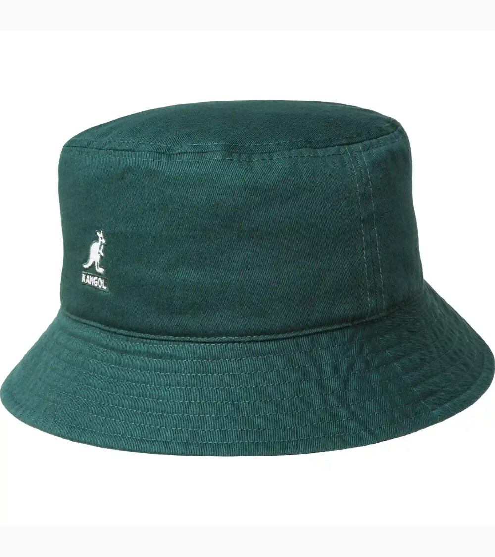 Kangol washed fabric bucket hat