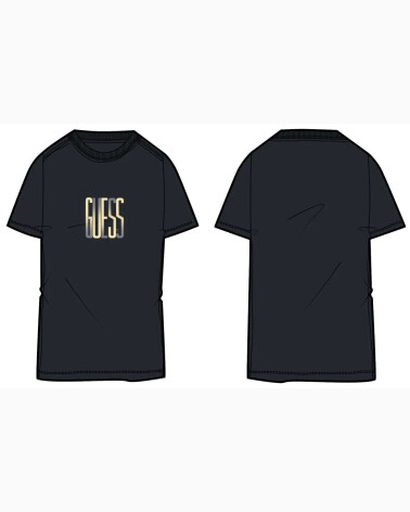 T-shirt Guess con logo frontal