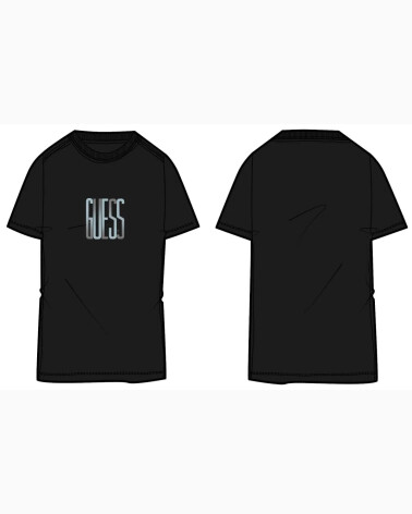 T-shirt Guess con logo frontale
