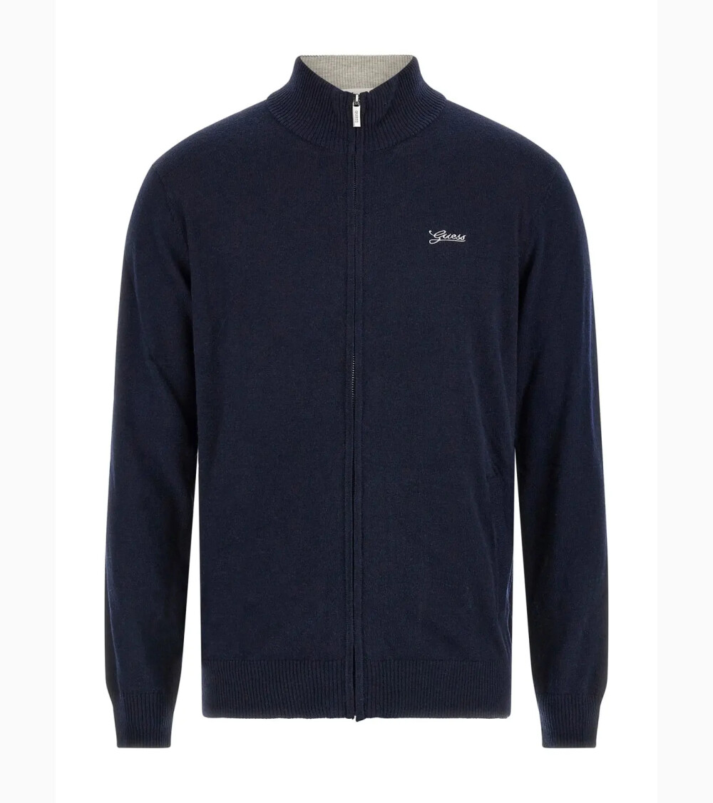 Guess sudadera cremallera y cuello alto
