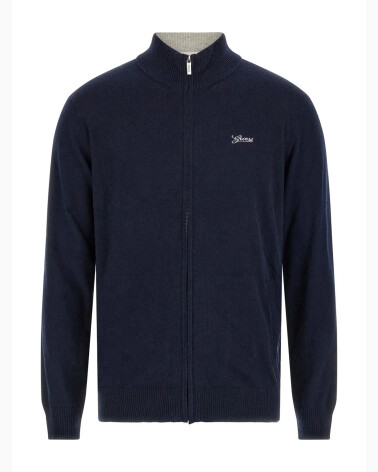 Guess zip-up sweatshirt and high collar