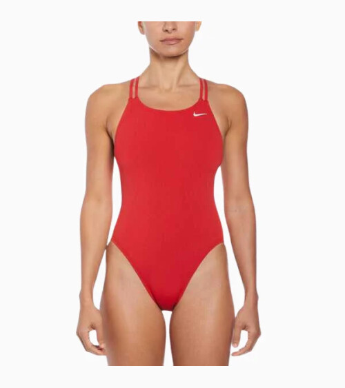 Nike Spiderback one-piece swimsuit pool