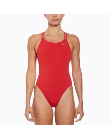 Nike Spiderback one-piece swimsuit pool