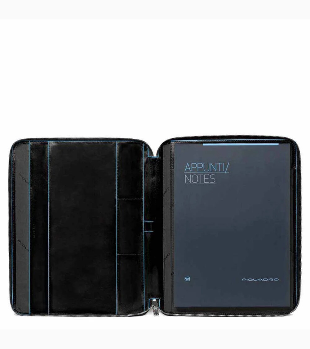 Piquadro portafoglio con chiusura zip