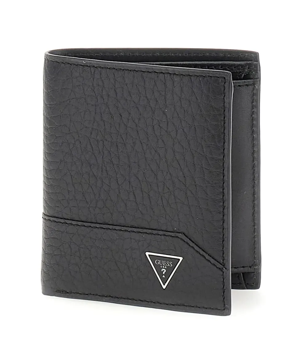 Guess portefeuille slim en cuir