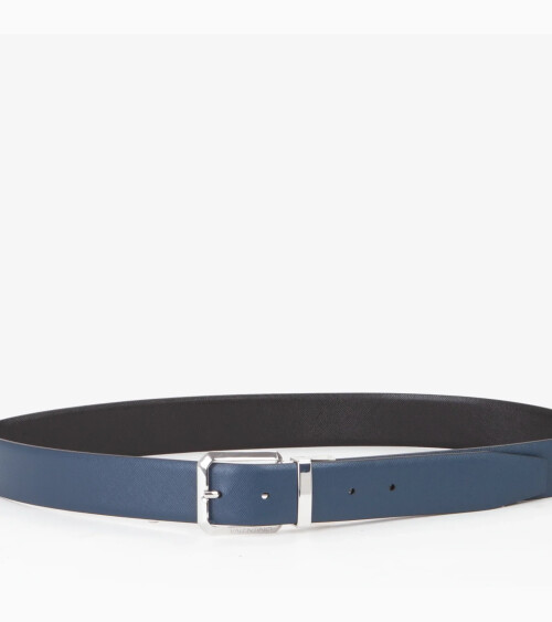 Mario Valentino leather belt buckle