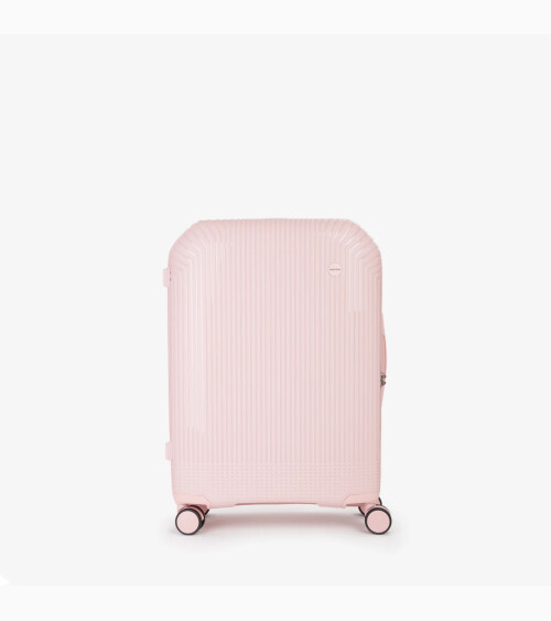 Mario Valentino hard-shell suitcase wheels