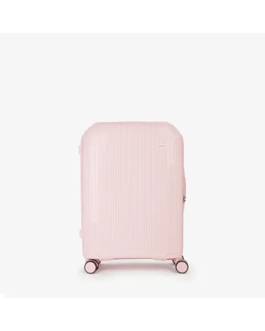Mario Valentino hard-shell suitcase wheels